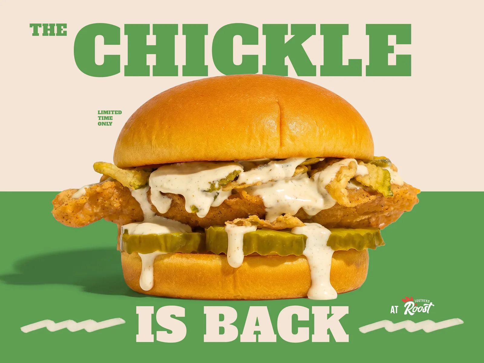The Chickle yard sign