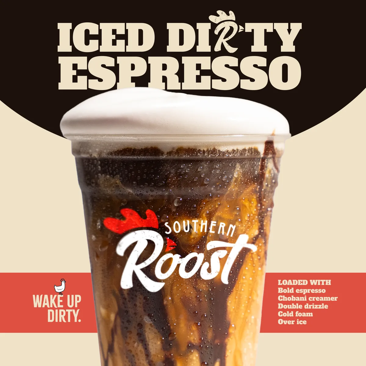 Iced Dirty Espresso social square