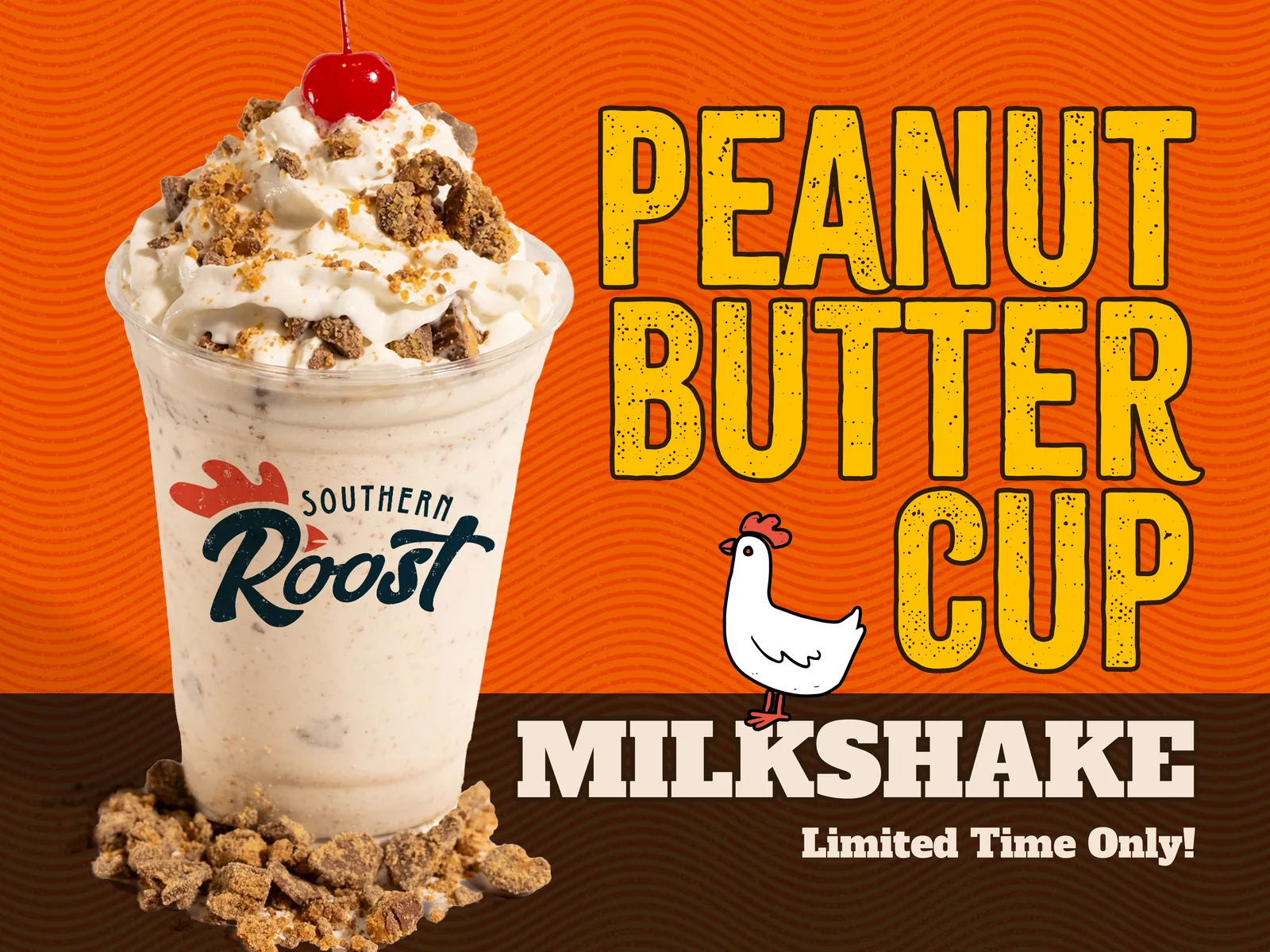 Peanut Butter Cup Milkshake yard sign