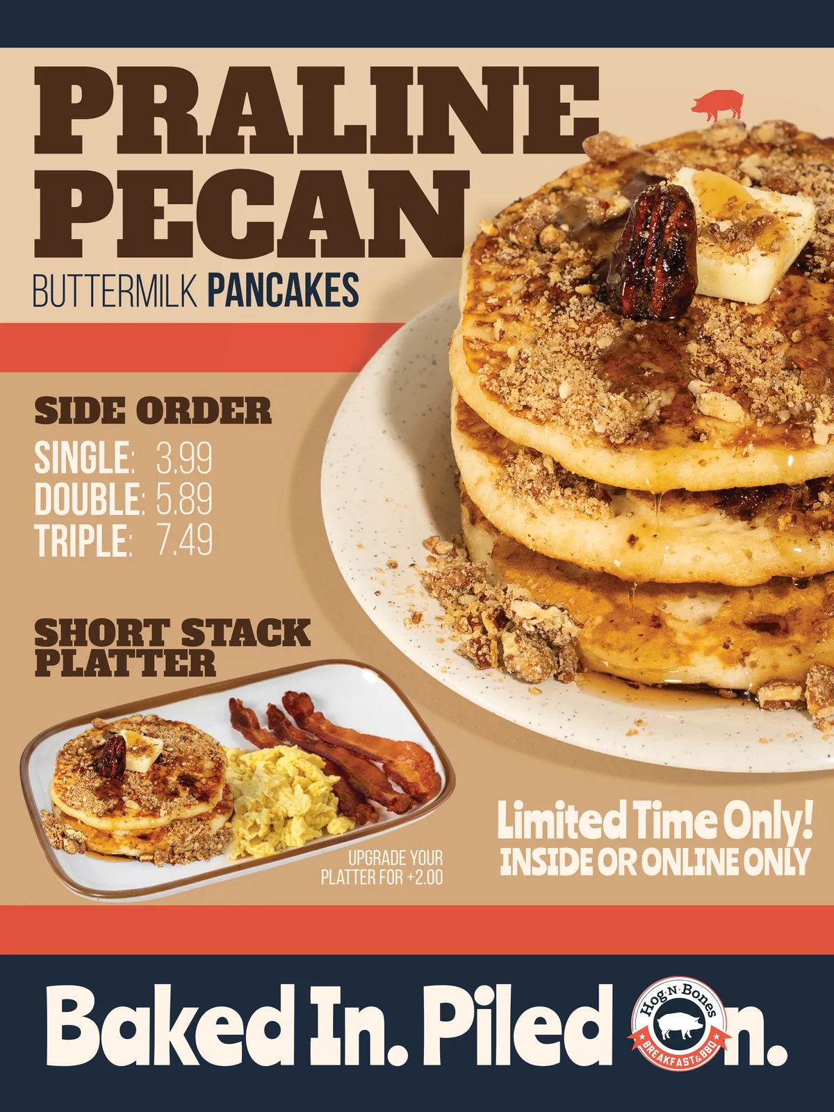 Praline Pecan Pancakes poster