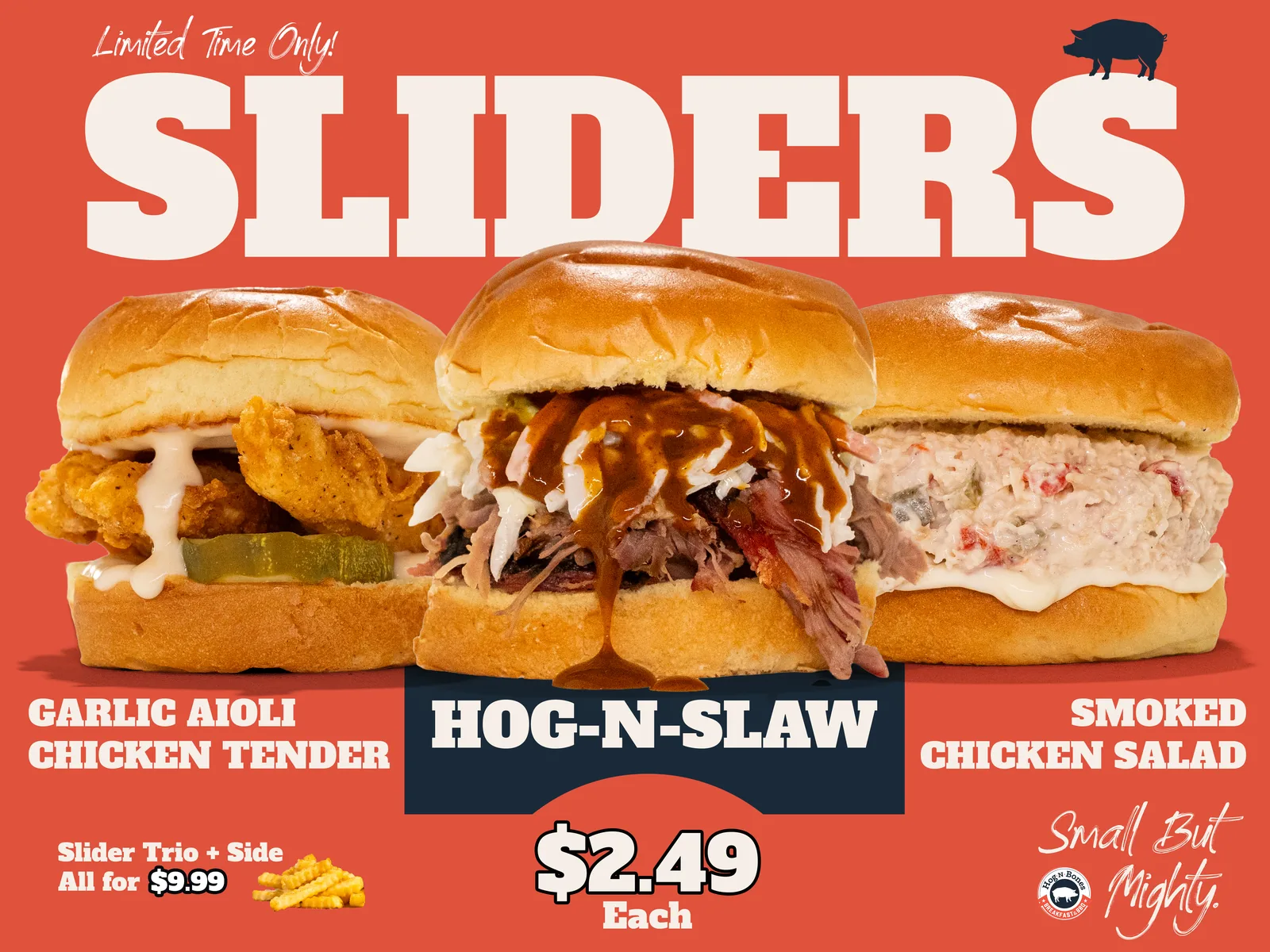 Sliders LTO yard sign