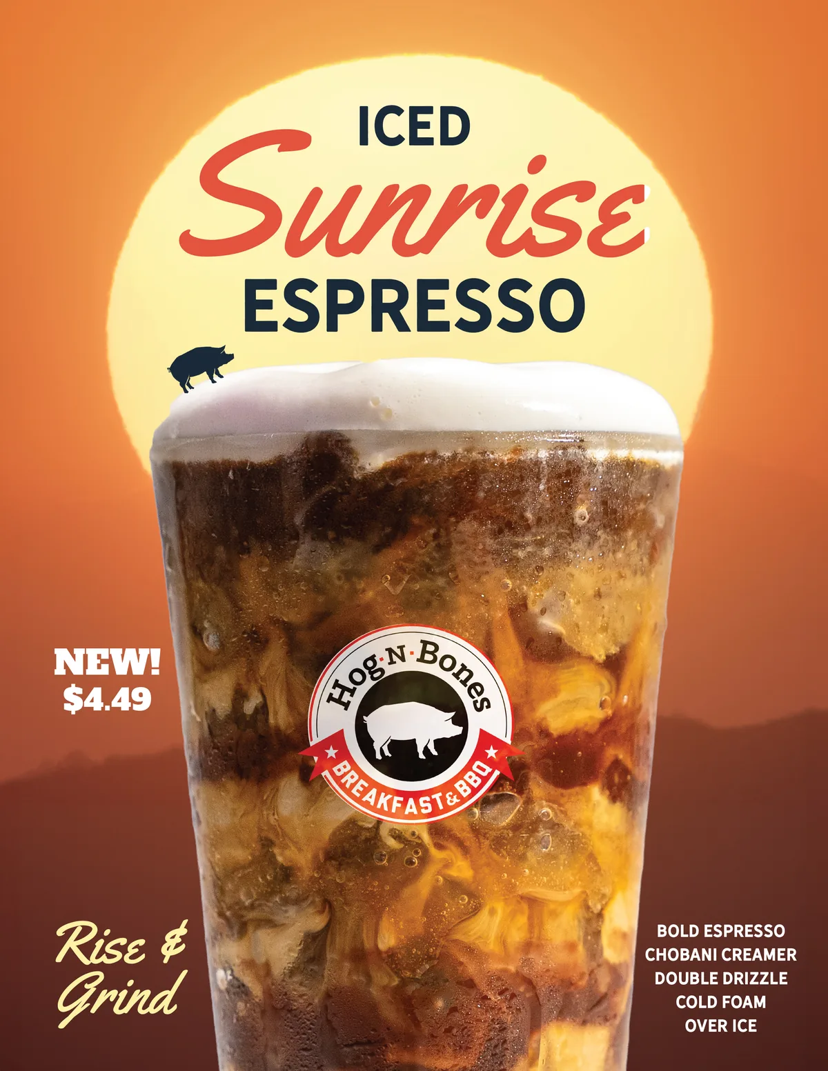 Iced Sunrise Espresso flyer